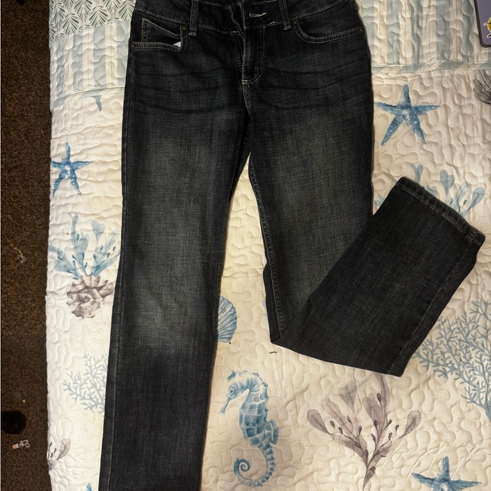 Wrangler Women's Dark Blue Straight Leg Jeans
